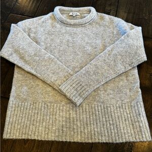 Madewell Fulton Pullover Sweater Grey XS